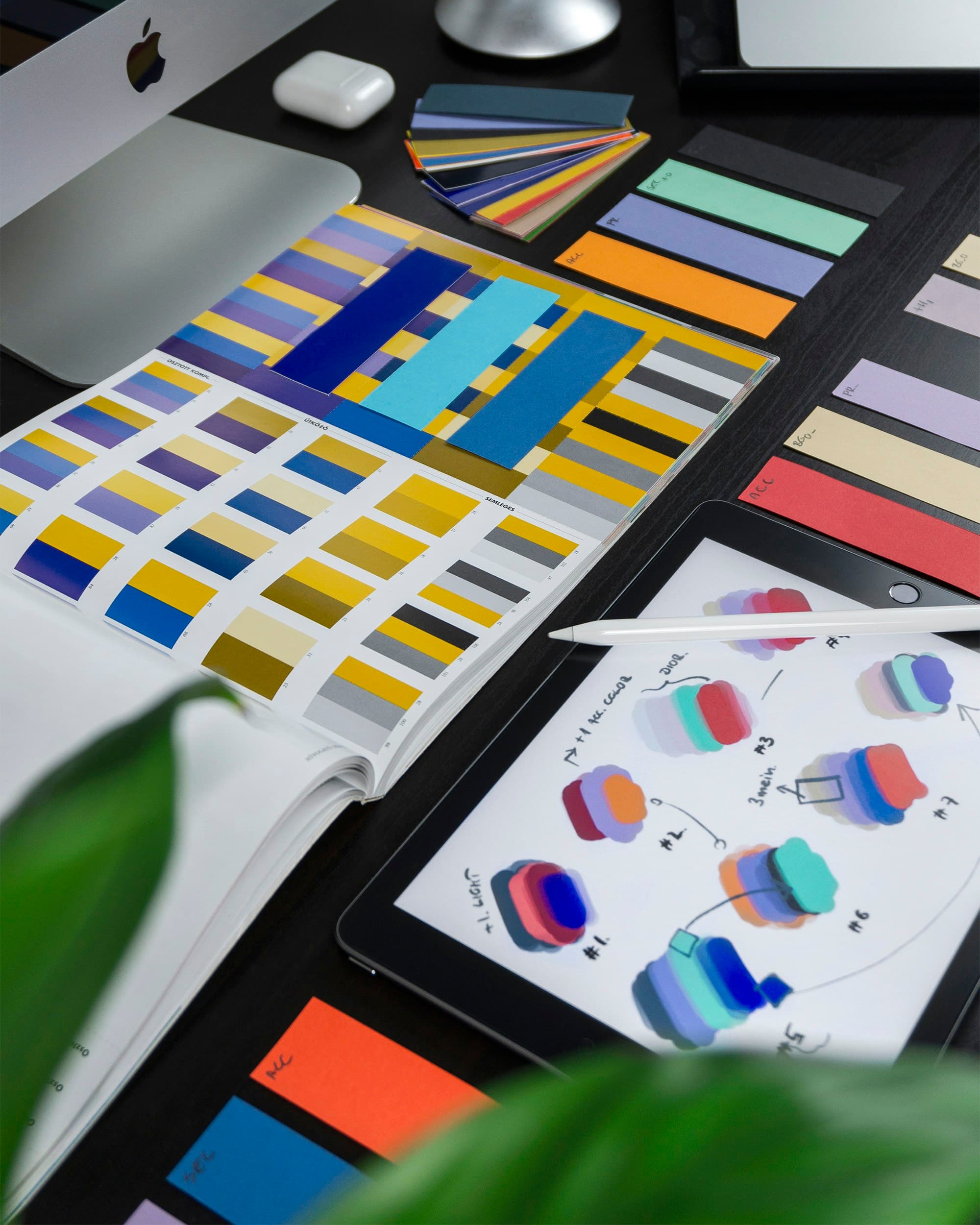 Ilustração: composição de design e identidade visual